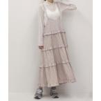 「Alley by w closet」 キャミソールワンピース FREE ラベンダー レディース