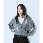 「JEANASIS」 ニットカーディガン FREE グレー系その他 レディース