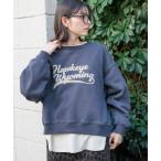 「niko and...」 スウェットカットソー MEDIUM ネイビー レディース
