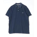 [American Eagle] рубашка-поло с коротким рукавом X-LARGE темно-синий мужской 