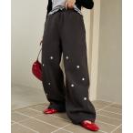 [PUBLUX] тренировочный брюки свободный угольно-серый женский 