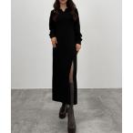 「CENEA」 長袖ワンピース MEDIUM ブラック レディース