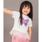 tシャツ スパンコール バタフライ �