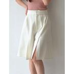 ショッピングハーフパンツ レディース パンツ フロントスリットハーフパンツ レディース
