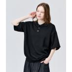  рубашка-поло HIGH GAUGE S/S KNIT POLO / высокий мера S/S вязаный Polo мужской женский 