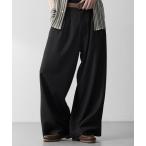  широкий брюки слаксы [RUUBON]3tuck straight wide pants/s Lee tuck распорка широкий брюки мужской женский 