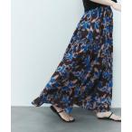 スカート 「EMMEL REFINES」EM ボカシ フラワー フレアスカート