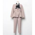 「RUIRUE BOUTIQUE」 セットアップ S ベージュ×ブラック レディース