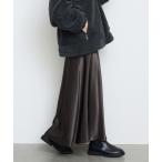「SLOBE IENA」 ロングスカート FREE チャコールグレー レディース