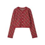 「CELFORD」 ニットカーディガン ONE SIZE レッド レディース