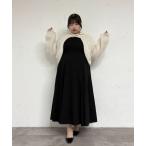「Louiosy」 キャミソールワンピース 3L ブラック レディース