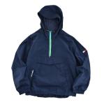 ショッピングused ナイロンジャケット 「USED」90’s TOMMY HILFIGER カラージップ ナイロンプルオーバー メンズ レディース