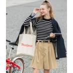 [BONLECILL] брюки-чинос S бежевый женский 