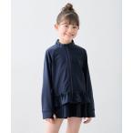 水着 「UVカット」フリルラッシュガード キッズ 子供 女の子