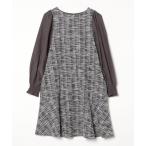 「ROPE' PICNIC」 長袖ワンピース 38 ブラック レディース