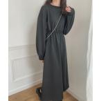 「LAUIR」 長袖ワンピース LARGE ブラック レディース