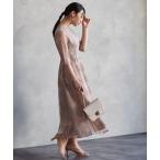 「AIMER」 半袖ワンピース MEDIUM モカ レディース