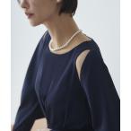 「RUIRUE BOUTIQUE」 長袖ワンピース L ネイビー レディース