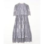 「Dorry Doll」 半袖ワンピース M グレイッシュブルー レディース