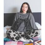 「niko and...」 スウェットカットソー MEDIUM チャコール レディース
