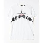 [DIESEL] короткий рукав футболка S белый мужской 