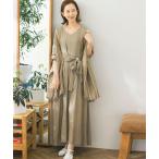 「URBAN RESEARCH ROSSO WOMEN」 ノースリーブワンピース FREE ベージュ レディース