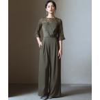 「DRESS PLUS」 オーバーオール M ダークカーキ レディース
