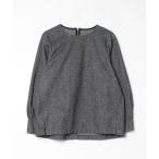 「green label relaxing」 長袖カットソー FREE グレー レディース