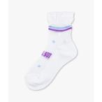 靴下 ドットフリルソックス レディ�