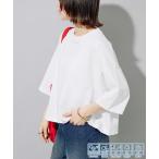tシャツ 限定展開　「接触冷感・吸水速乾・UVカット・抗菌・防臭」STORATECH(ストラテック) クロップド ワイド Tシャツ レディース