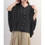 ブラウス シャツ ubasoku 水玉プリン�