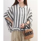 ブラウス シャツ ubasoku 先染めスト�