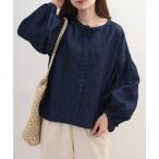 ブラウス シャツ ubasoku リネンコッ�
