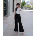  слаксы брюки BELL SILHOUETTE PANTS женский 
