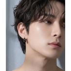  серьги двойной линия Mini maru обруч серьги мужской женский 