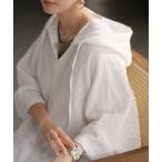 ショッピングラベンダー パーカー まるでわたあめ。 ダブルガーゼパーカー レディース