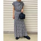 「Mila Owen」 半袖ワンピース 0 ブラック レディース