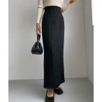 「Louere」 ロングスカート LARGE ブラック レディース