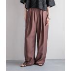 [LOWRYS FARM] легкий брюки MEDIUM Brown женский 