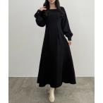 「CENEA」 長袖ワンピース SMALL ブラック レディース