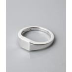 指輪 リング 印台ピンキーリング レディース