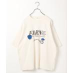 tシャツ ポイントワッペンプリントTSS　666472 レディース