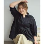 ブラウス シャツ 「野呂佳代さん着用」ペプラム ギャ