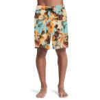  купальный костюм QUIKSILVER мужской EVERYDAY PRINTED VOLLEY 19 джем спортивные шорты 19 дюймовый внутренний шорты имеется ( талия резина модель ) non стрейч * водоотталкивающий ....