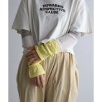 アームカバー UVカット さらっとコットン アームカバー しましま レディース