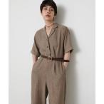 オールインワン 「THE PAUSE」リネン混カイキンジャンプスーツ レディース