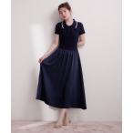 ワンピース docking polo knit onepiece / ドッキングポロニットワンピース
