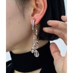  серьги прозрачный детали metal серьги (HARE) женский 