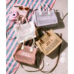 ショルダーバッグ バッグ スクエアロゴトート レディース