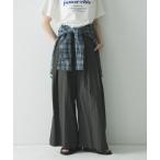 パンツ 「UR TECH」ギャザーワイドパンツ レディース